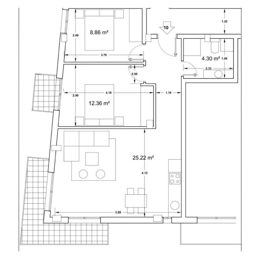 Apartamento Tarifa - Zona 10!Piscina Buitenkant foto